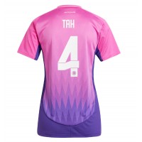 Camiseta Alemania Jonathan Tah #4 Visitante Equipación para mujer Eurocopa 2024 manga corta